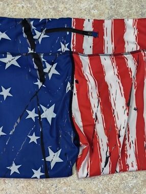 Woman's American Flag Leggings Like New